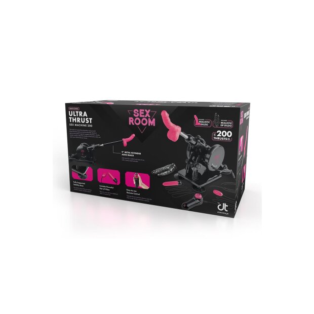 Dream Toys remote-controlled sex machine black, pink