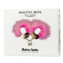 Adriens Lastic Metal Handcuffs With Pink Feathers