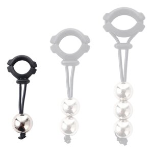KINKgear Metal Beads Ring Testicle Weight Small