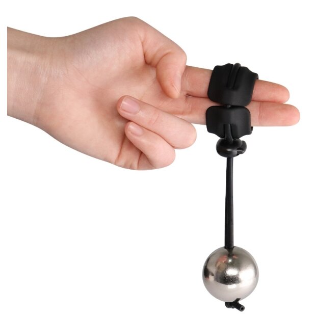 KINKgear Metal Beads Ring Testicle Weight Large
