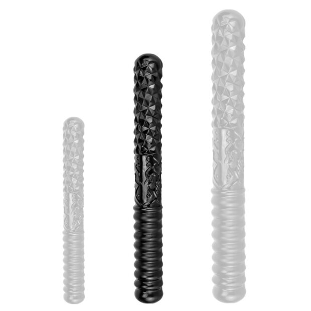 Deepleasure Double Dildo Diamor M 39 cm x 4.2 cm schwarz