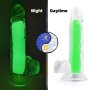 ClearlyHorny Color Glow leuchtender Dildo Gr&uuml;n