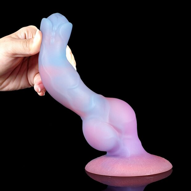 unicony Godemiché phosphorescent Lumy Korny 19 cm