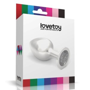 Lovetoy Rosebud Metall Anal - Plug Grün L