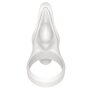 Lovetoy Power Cockring with Clitoral Stimulator White