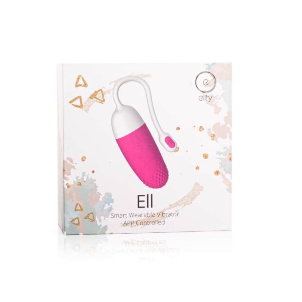 Elity Oeuf vibrant contrôlé par application Ell Blanc Rose