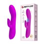 Pretty Love Massage G-spot vibrator with clitoral stimulation purple