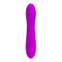 Pretty Love Massage G-spot vibrator with clitoral stimulation purple