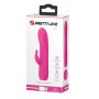 Pretty Love Tim Magenta Mini G-spot vibrator with clitoral stimulation pink