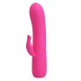 Pretty Love Tim Magenta Mini G-spot vibrator with clitoral stimulation pink