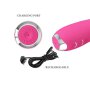 Pretty Love Molly Vibrator mit Rotation und Stimulationsperlen pink