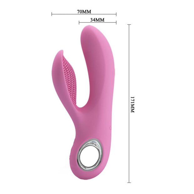 Pretty Love Canrol G-spot vibrator pink
