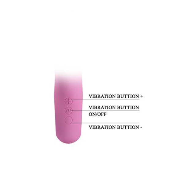 Pretty Love Canrol G-spot vibrator pink