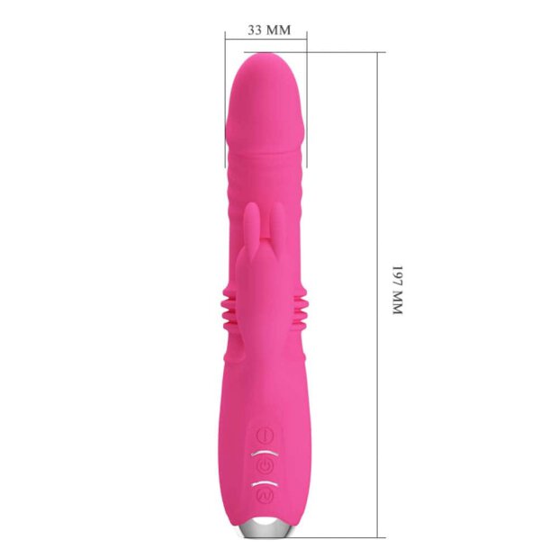Pretty Love Dorothy Rabbit Vibrator mit Stoßfunktion rosa