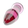 Lovetoy Gode en verre Romance Pink 12,2 cm