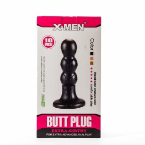 X-MEN Extra Girthy Analplug Schwarz V