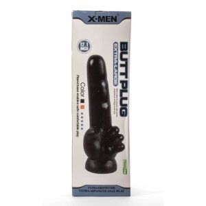 X-MEN Plug anal extra large noir 6 cm