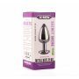 X-MEN Secret Shine Metal Butt Plug Black M 3,4 cm