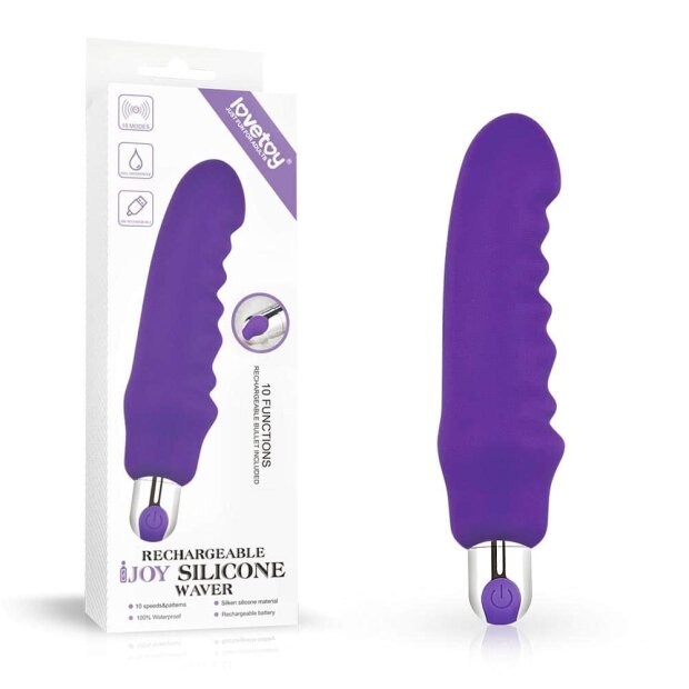 Lovetoy aufladbarer IJOY Silikone Vibrator Purple
