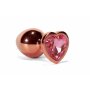 X-MEN Secret Shine Metall Analplug Rose Gold Herz M