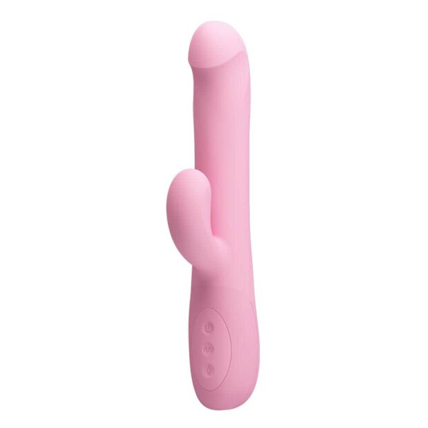 Pretty Love Truman G-spot vibrator with rotation pink