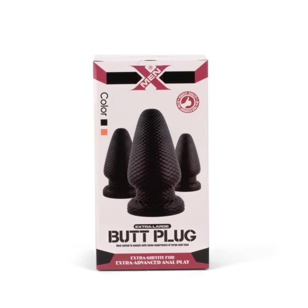 X-MEN Analplug L Schwarz 12,5 cm