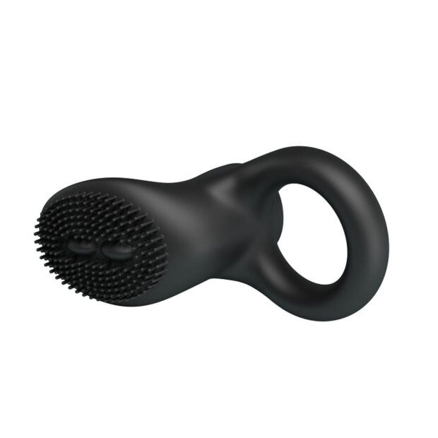 Pretty Love Cobra Penis Ring mit Klitoris Stimulation schwarz