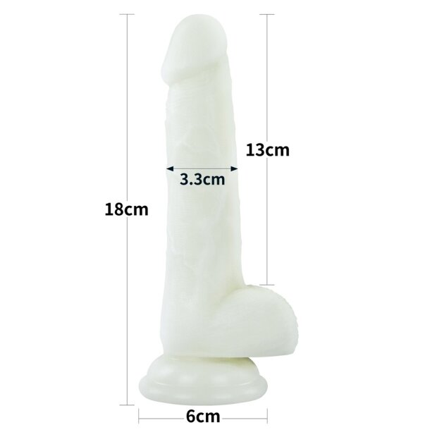 Lovetoy Lumino Play Silikon Dildo leuchtend 18 cm