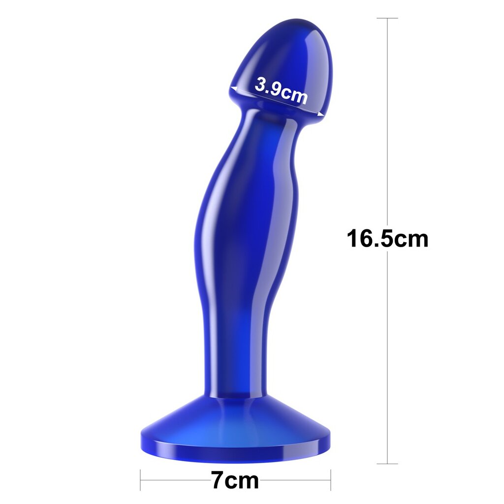 analdildo prostata Lovetoy Flawless Clear Prostata Plug Blau 3,9 cm, 8,95 €