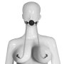 Lovetoy Breathable Ball Gag With Nipple Clamp Silver