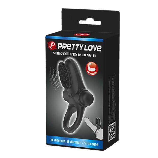 Pretty Love Vibrant Penis Ring 2 schwarz
