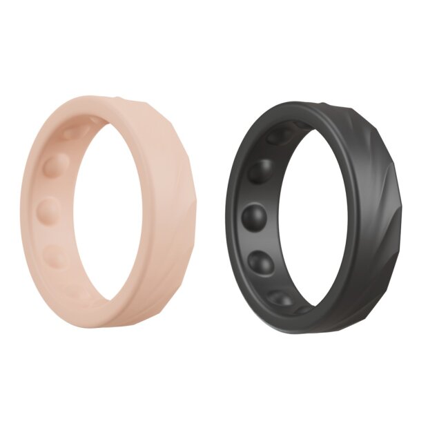 You2Toys- 4 in 1 Cock Rings 2-PC Set