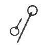 Hidden Desire Penis Plug Set Large 2 pcs