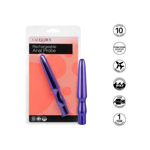 CalExotics Rechargeable Anal Probe Purple