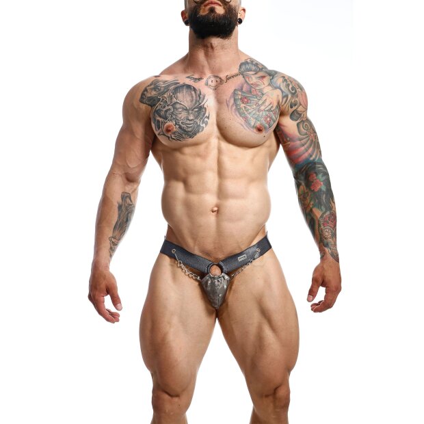 DNGEON Snap Jockstrap Grey - OS