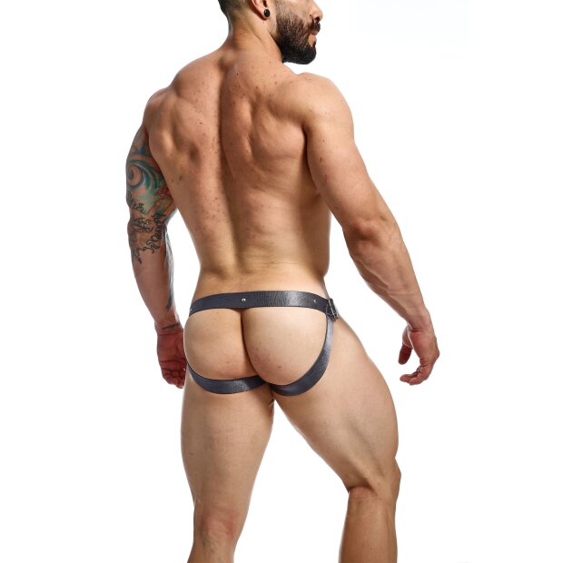 DNGEON Snap Jockstrap Grey - OS