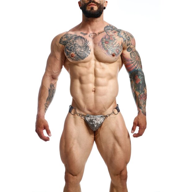 DNGEON Snap Jockstrap Grey - OS