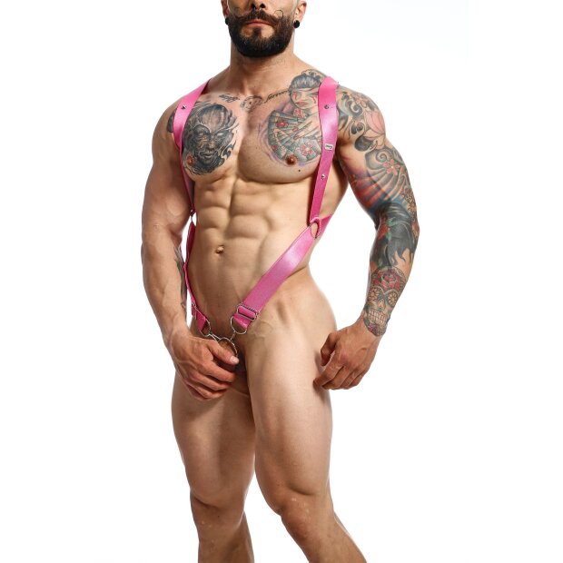 DNGEON Crossback Harness Pink - OS