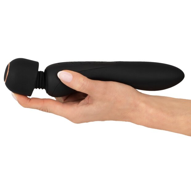 XOUXOU E-Stim Reizstrom 2 in 1 Massagerstab & Vibrator schwarz