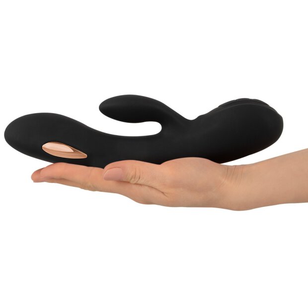 XOUXOU E-Stim stimulation current rabbit vibrator black