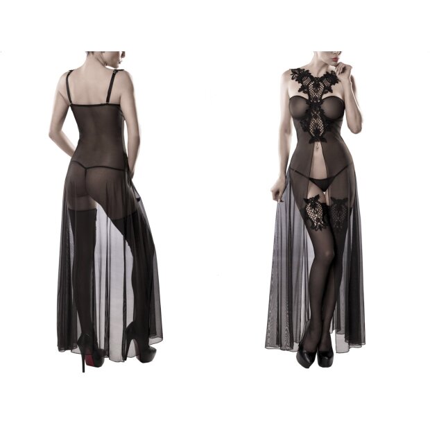 GREY VELVET 3-piece longtop set S