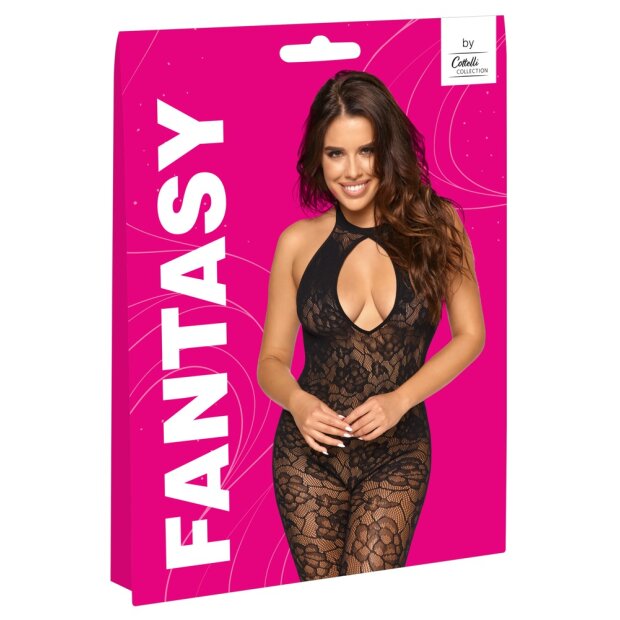 Cottelli FANTASY - Catsuit - Black - S-L