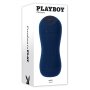 Playboy Gusto sucking, vibrating stroker blue