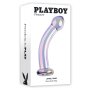 Playboy Jewels King transparent glass dildo