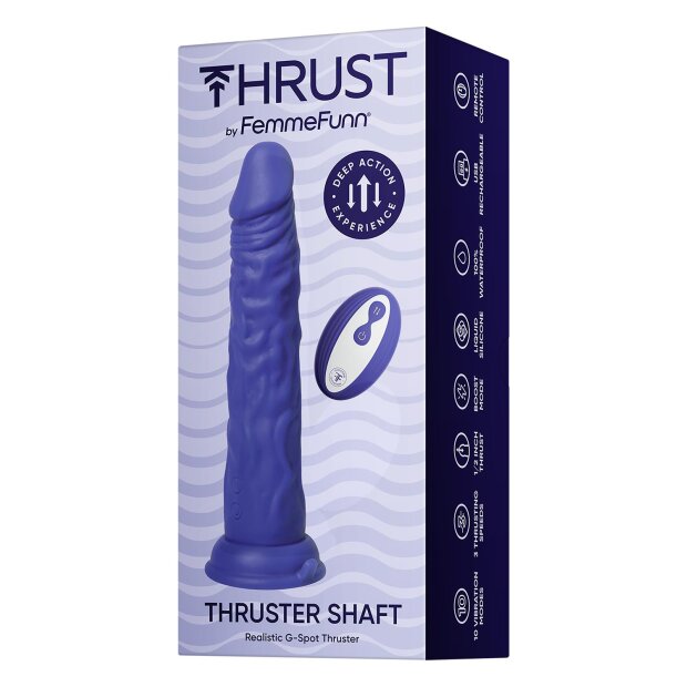 FemmeFun Vibrator Thruster Shaft Dark Purple