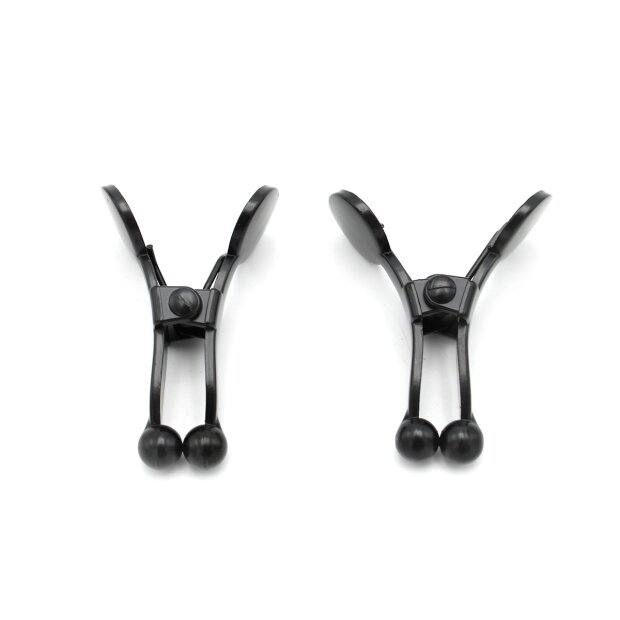 Ball Tip Nipple Clamps Black
