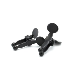 Ball Tip Nipple Clamps Black