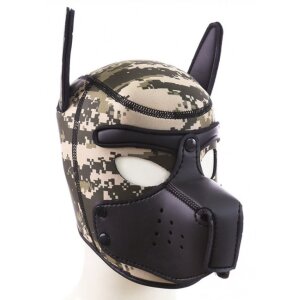 Kinky Puppy Neoprene Army Hood