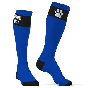 Kinky Puppy Socks Big Good Boy Blue