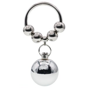 MenSteel Metal Ring with 1 Weight Hanger Ball XL 90g